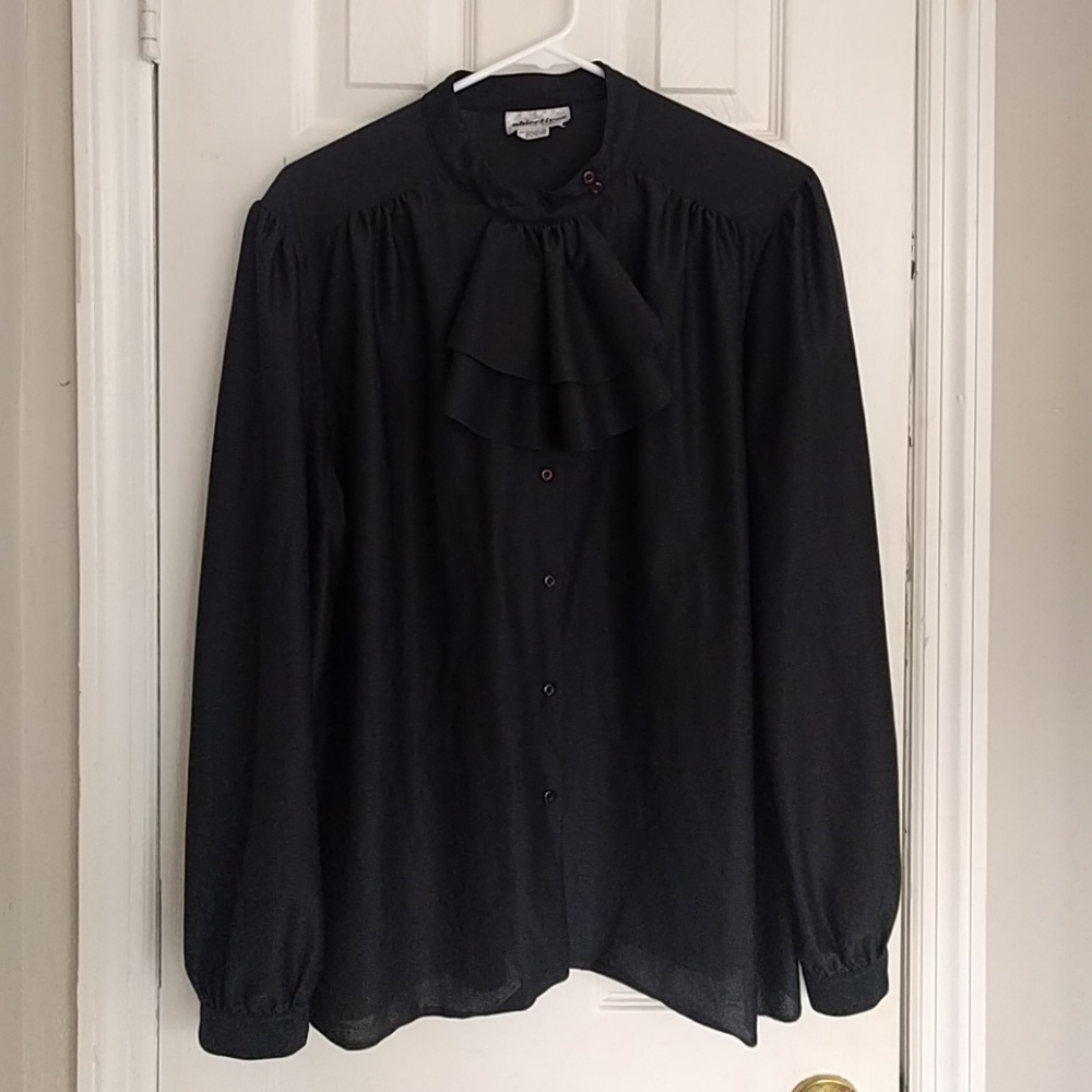 Vintage Ruffle Blouse